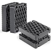 CyclingDeal 1.5" Bicycle Pedal Blocks for Child &amp; Adult Bikes - Bring The Pedals Closer to Rider -Secure &amp; Comfortable Riding - Premium Quality in Small/Large Size