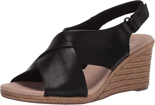 clarks lafley rosen espadrille wedge sandal