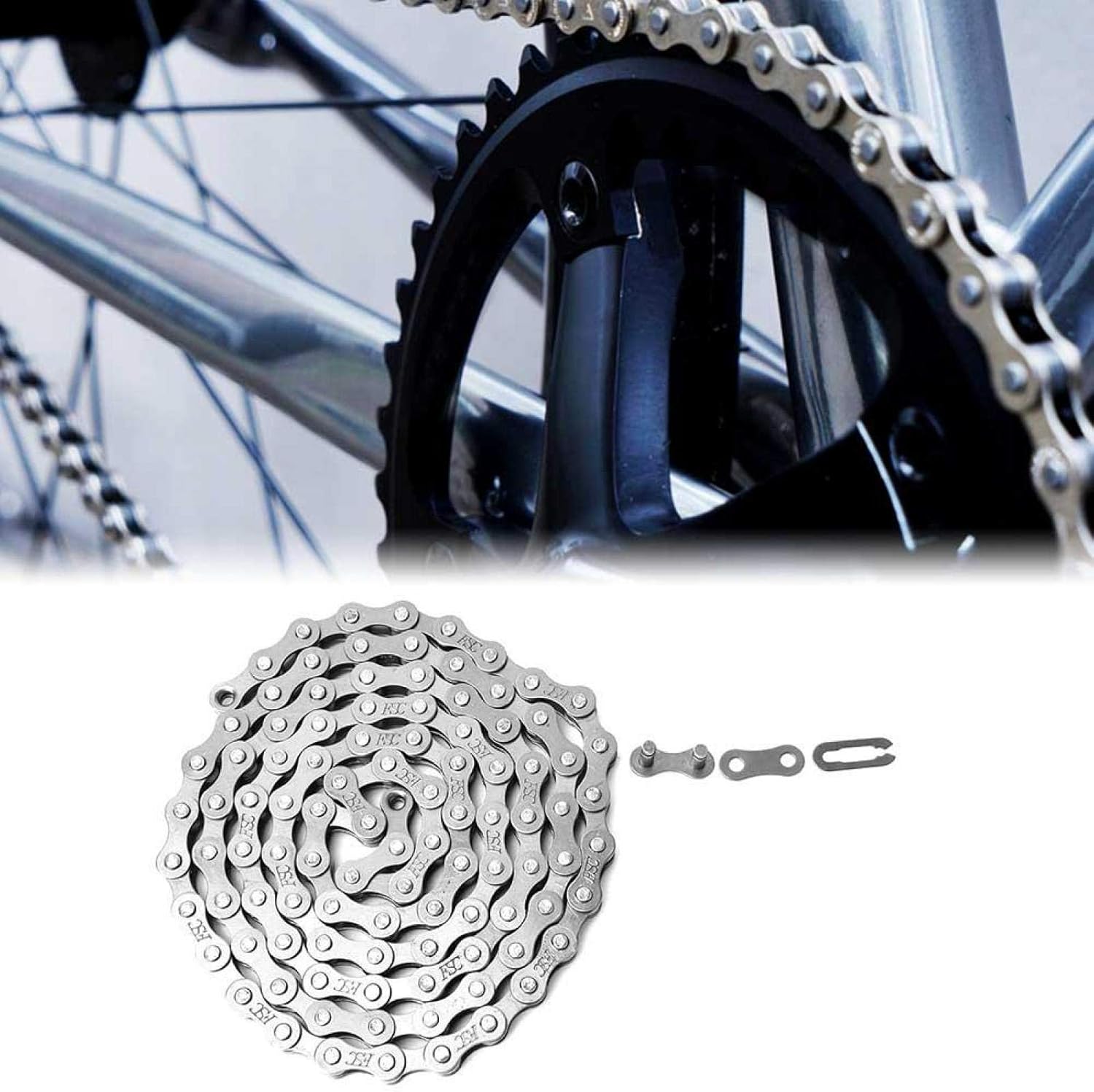 Bike Accessory 102L Bike Chain, Universal Bike Chain, Antirust Road