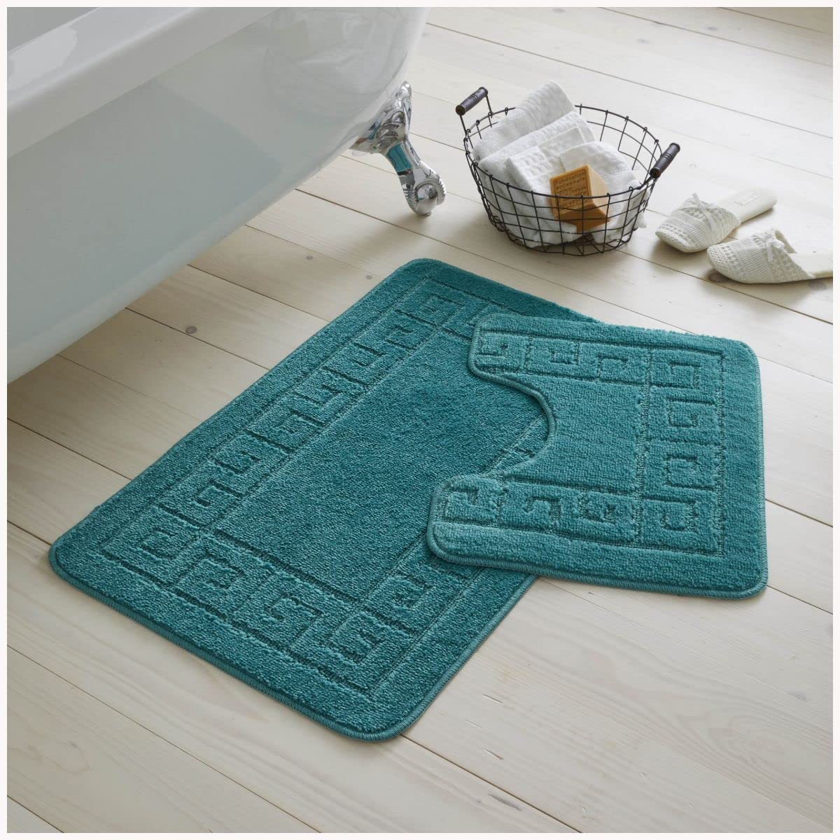 Gaveno Cavalia Super Absorbent 2 PIECE GREEK BATH SET Dark Teal, 42095422