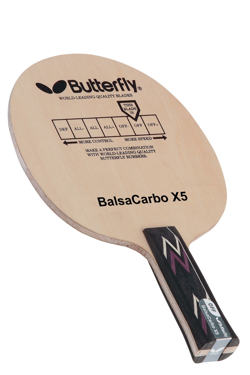 Buy Butterfly Balsa Carbo X5-FL Blade Online at Low Prices in India ...