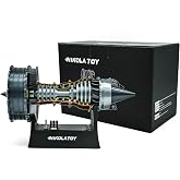 NikolaToy TR900 Turbofan Engine Model Kit &ndash; 1:20 Scale Turbojet Aircraft Engine &ndash; 3D Printed Mechanical Science Education Toy Aviation Enthusiast Gift &ndash; Deluxe Version (Finished)