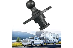 VORGENS Gooseneck Ball Adapter Hitch 2-5/16IN, Gooseneck Ball Towing Receiver Adapter Compatible with Fifth Wheel Tractor Trailer