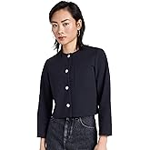 Theory Womens Twill Crop Jacket