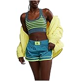 Free People Womens Go to Stripe Bra