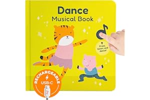 Cali's Books Dance to Classical Music - Children's Music Book for Boys & Girls - Educational & Interactive Sound Book for Babies & Toddlers Ages 2 -4 - Musical Birthday Gifts for Kids