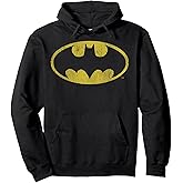 DC Comics Batman Distressed Classic Logo Pullover Hoodie
