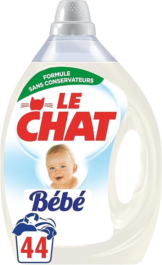Le Chat Bebe Lessive Liquide 2 2 L 44 Lavages Amazon Fr Hygiasne Et Soins Du Corps
