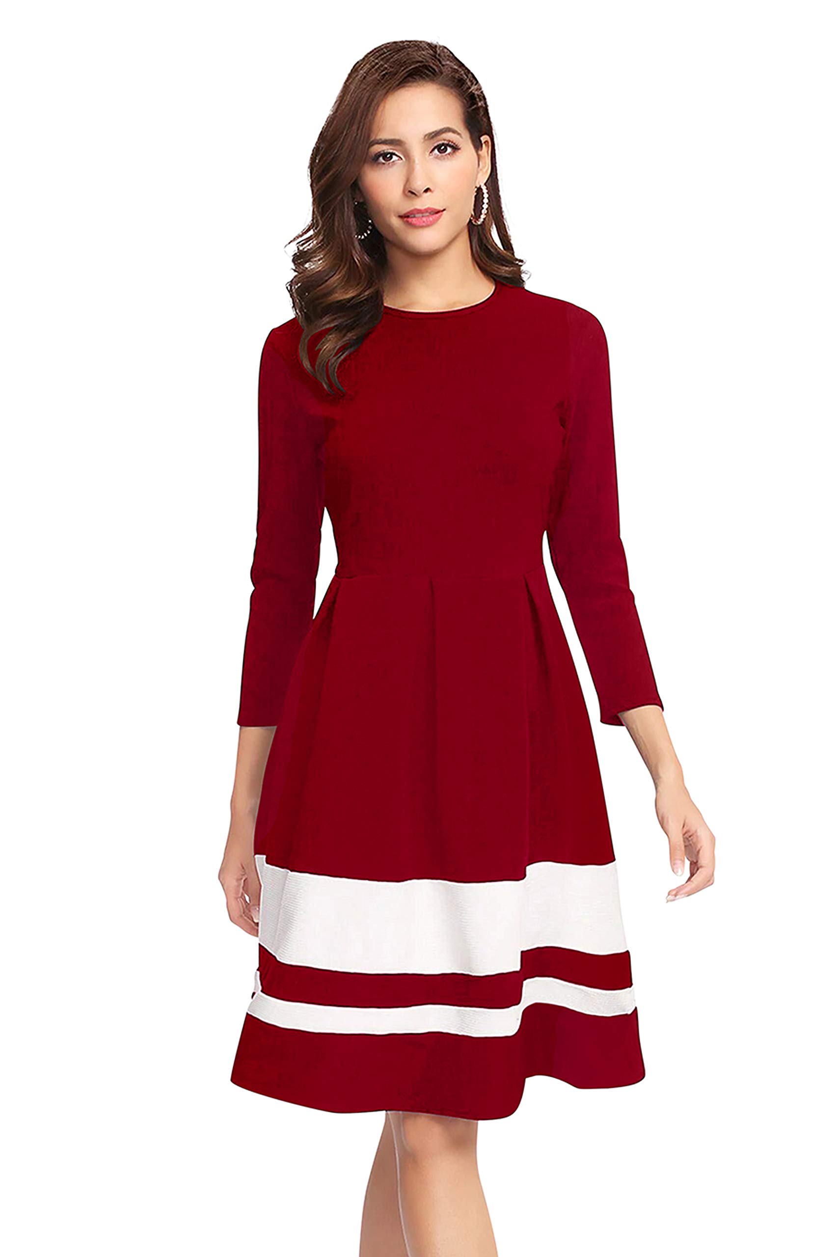 Illi London Womens Skater Knee Length Dress | Desertcart Cayman Islands