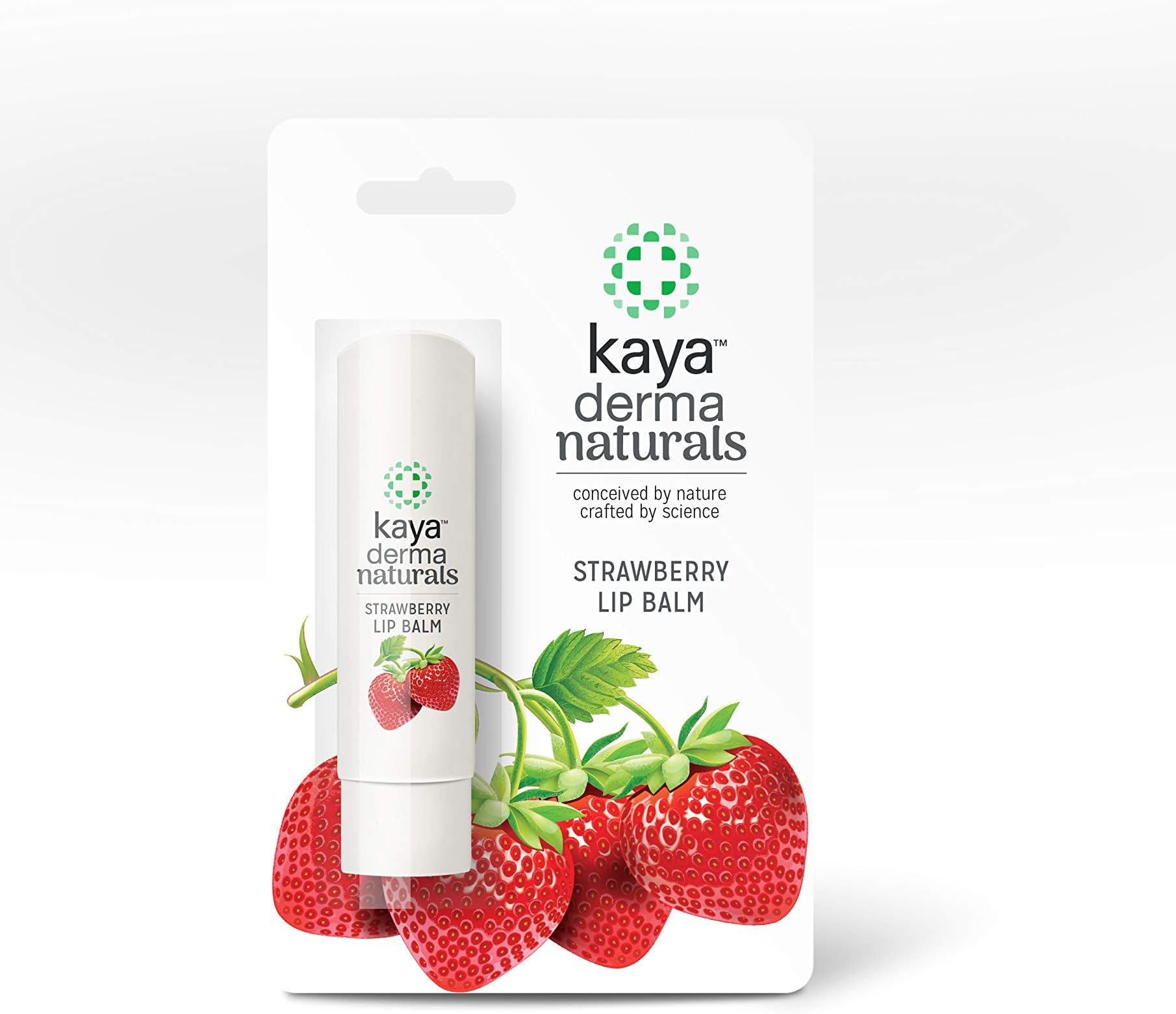 Kaya Clinic Strawberry Lip Balm SPF 15, Contains Almond & Jojoba Oil, for Instant Hydration, tinted lip balm 4.5 g