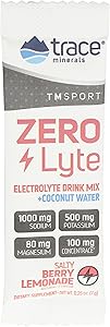 Trace Minerals Research Salty Berry Lemonade Zerolyte Sgl, 0.25 OZ