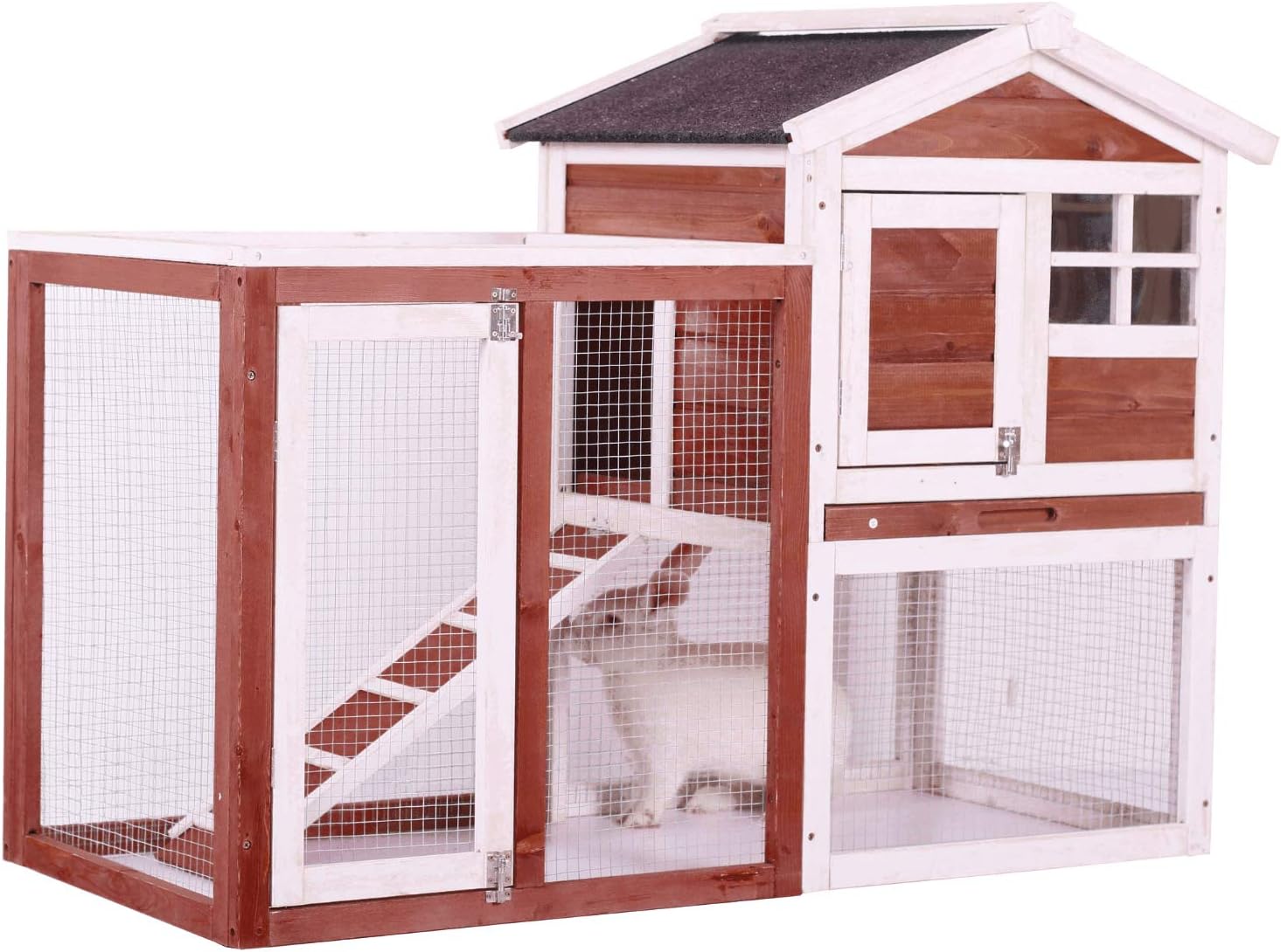 kaytee premium two story rabbit hutch