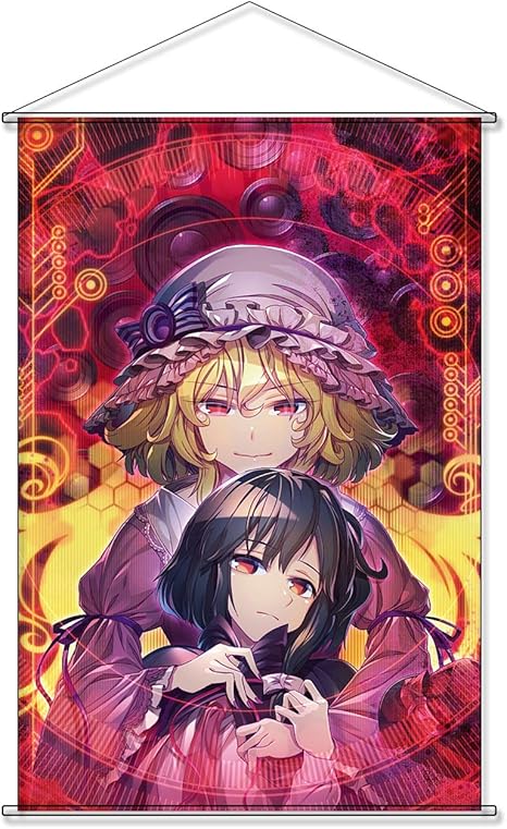 Amazon Co Jp Nijigen Club タペストリー 東方project 東方プロジェクト マエリベリー ハーン Maribel Hearn 宇佐見 蓮子 うさみ れんこ Usami Renko ポスター 掛ける絵 巻物 軸物 アニメ 漫画 可愛い アニメ おしゃれ 萌え カスタム可能 90cmx60cm ホビー 通販