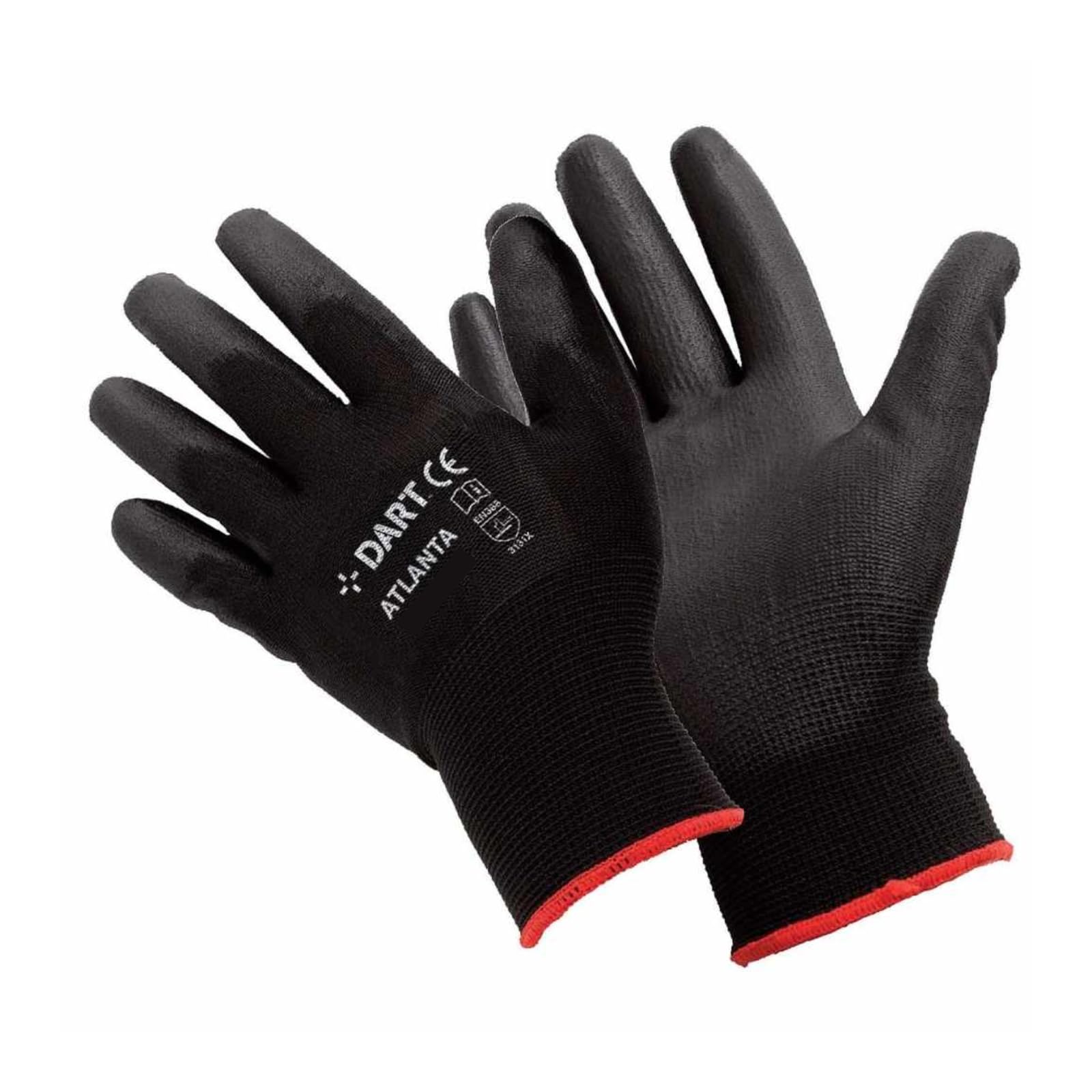 Bryson Close Fit Gloves - Black - Extra Large Size 10 - 1 Pair