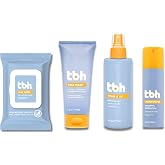 TBH Kids Complete Skincare Kit for Teens &ndash; Face Wash, Toner, Wipes &amp; Oil-Free Moisturizer with Vitamin C, Hyaluronic Acid &amp; Chamomile &ndash; Gentle, Sulfate-Free Skincare for Sensitive Skin &ndash; 4-Pack