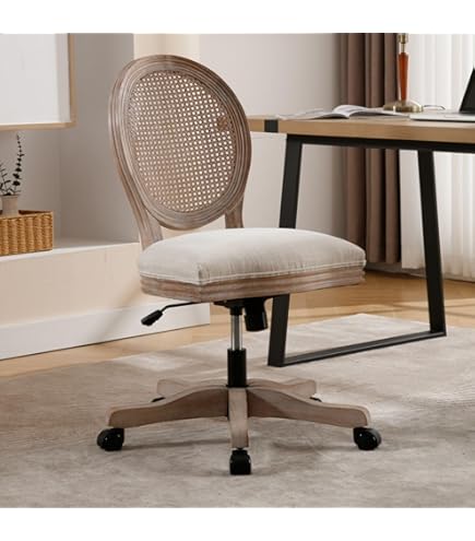 Amazon.com: Computer Chair, Japanese Rattan Computer Chair Retro