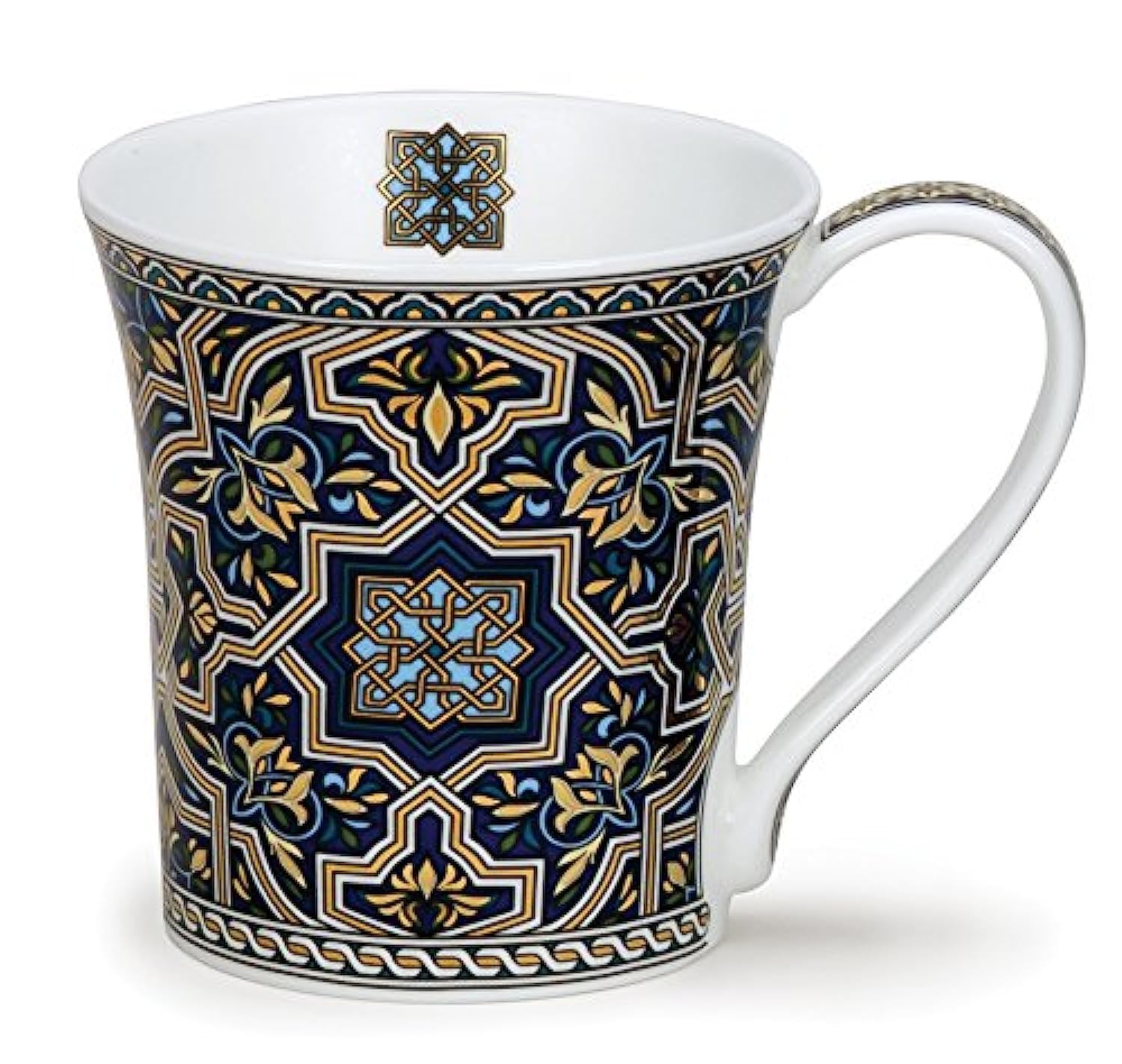 DUNOON Jura 0.21 Litre Mug Amara Green with 22 Carat Gold Derailaing