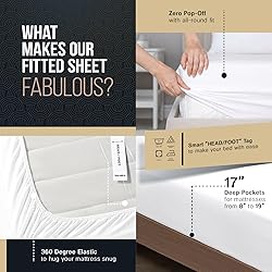 TEXAS LINEN CO. Egyptian Cotton Sheets King Size