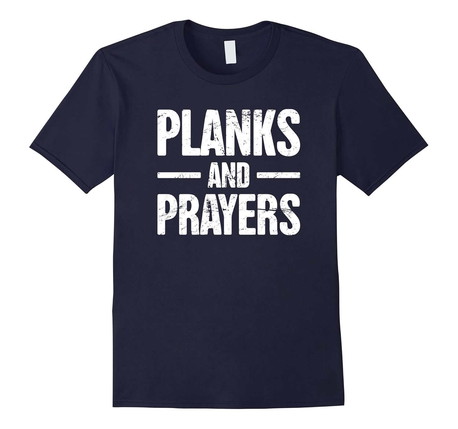 PLANKS AND PRAYERS | Funny Christian Workout T-Shirt-Rose