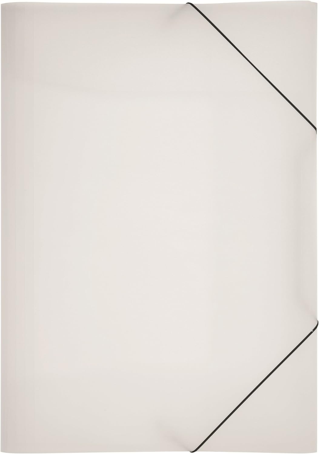Pagna Lucy Colours Folder with Elasticated Fasteners A3 Polypropylene 3 Inside Flaps Transparent