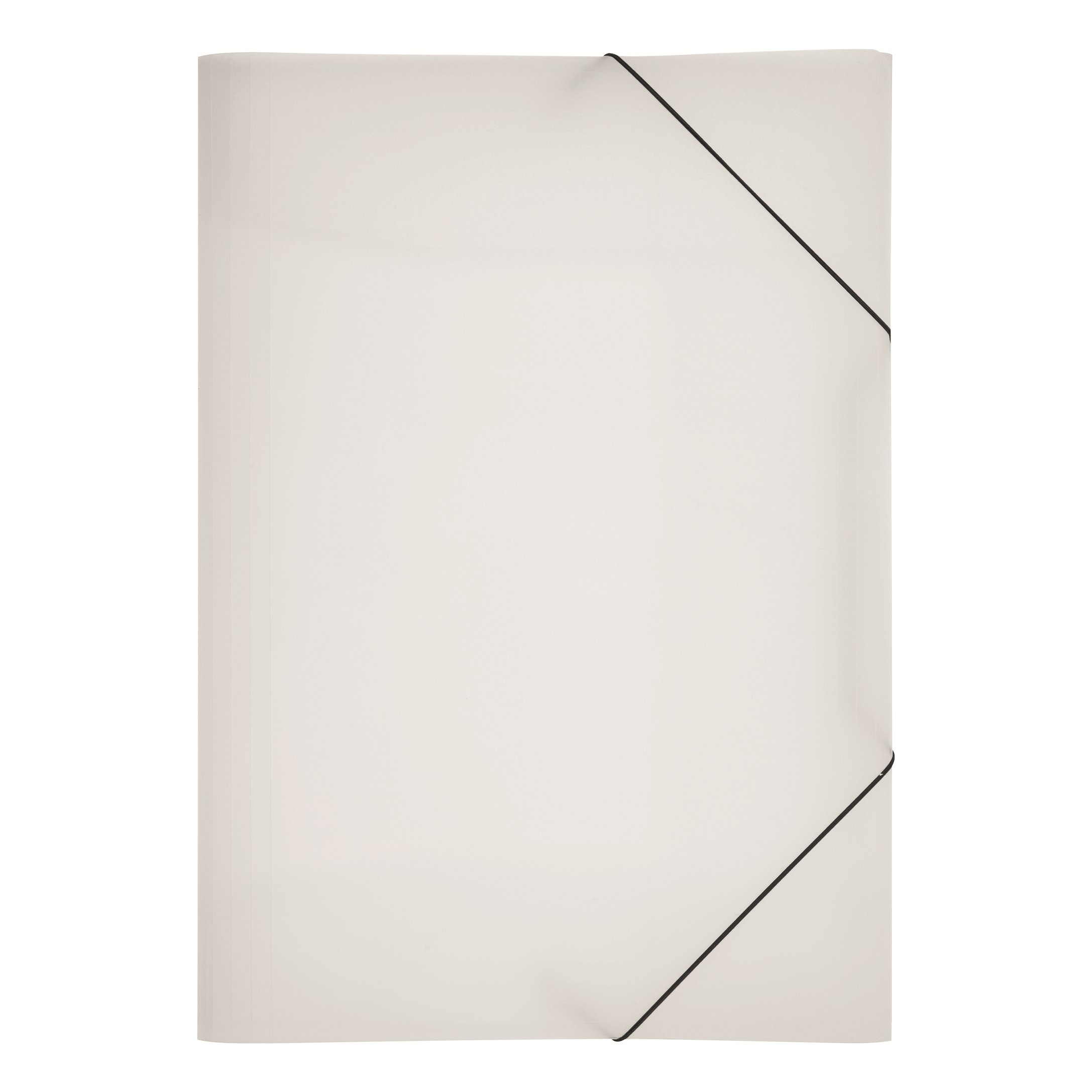 Pagna Lucy Colours Folder with Elasticated Fasteners A3 Polypropylene 3 Inside Flaps Transparent