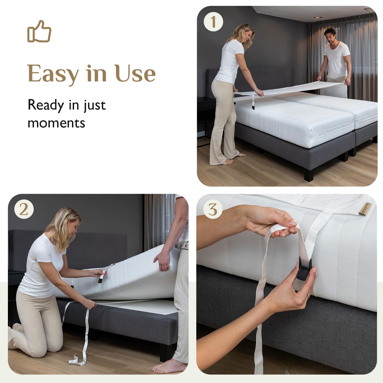 Mua Bedbinder Deluxe: Premium Bed Bridge Twin to King Converter Kit | Split King Gap Filler for ...