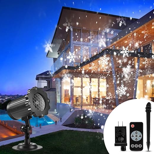Amazon.com: Proyector de luces de Navidad al aire libre, B ...