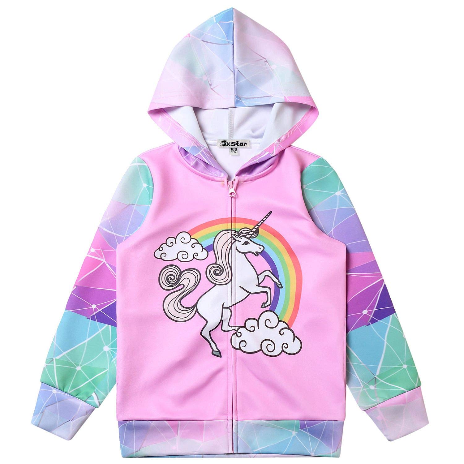 unicorn zip hoodie