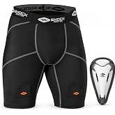Shock Doctor Hockey Compression Short with BioFlex Cup Included for Adult Men