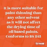 Tetrion White Spirit 2L - Versatile Solvent for Paint Thinning & Cleaning view 6