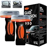 WLLEADG 2Pcs Glass Oil Film Remover for Car, Automotive Oil Film Cleaning Brush for Car Windows, Removes oil film & Smudges, Improve Windshield Clarity and Visibility for Safe Driving