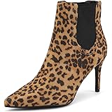 DREAM PAIRS Women's Pointed Toe Stiletto High Heel Ankle Booties