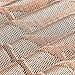 HEBE Placemats for Dining Table Washable Placemat Set of 4 Heat Resistant Woven Vinyl Non-Slip Kitchen Table Mats Wipe Clean for Christmas Holiday(4, Brown)