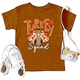 Thanksgiving Shirt Toddler Boys Girls Turkey Squad Graphic T-Shirt Fall Thankful Tee Tops