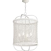 Maxim Lighting 22474WWT Cestino 19" Pendant, Weathered White