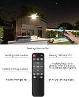Linke Outdoor Motion Sensor Flood Light 25W 2100LM IP66 2 Pack view 5