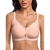 Avidlove Jelly Bras for Women Wireless Wave Seamless Full Coverage Bra Comfort Tshirt Padded Bralette Everyday Bras