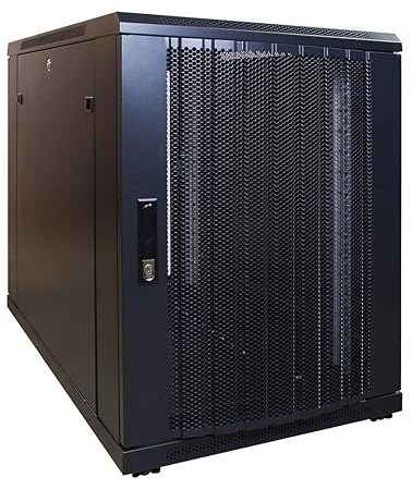 15 HE, kleiner Serverschrank, mit perforierter: Amazon.de: Computer