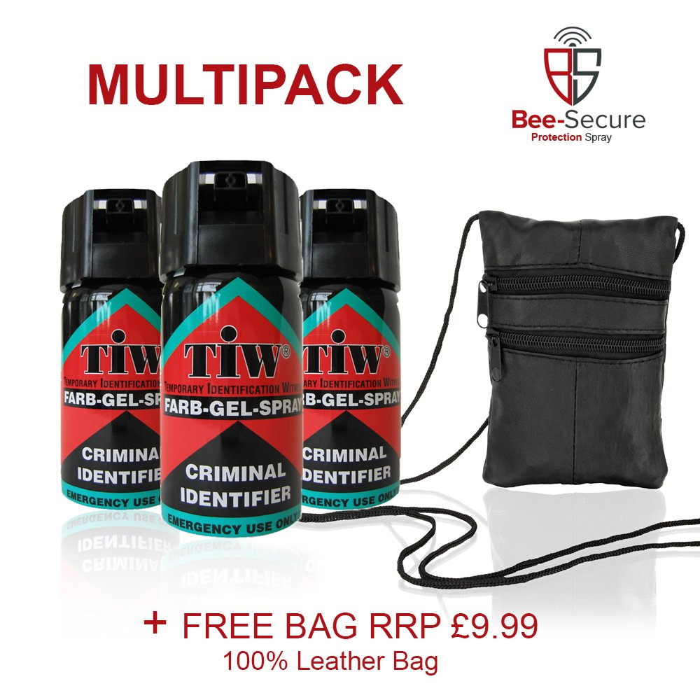 Multi Farb Gel Personal Self Defence Spray Red Dye UK Legal