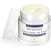 SKINTENSIVE Retinol & Bakuchiol Cream - Dual Renewal Night Cream with Coconut Oil - Moisturizing PM Cream for Sensitive Skin