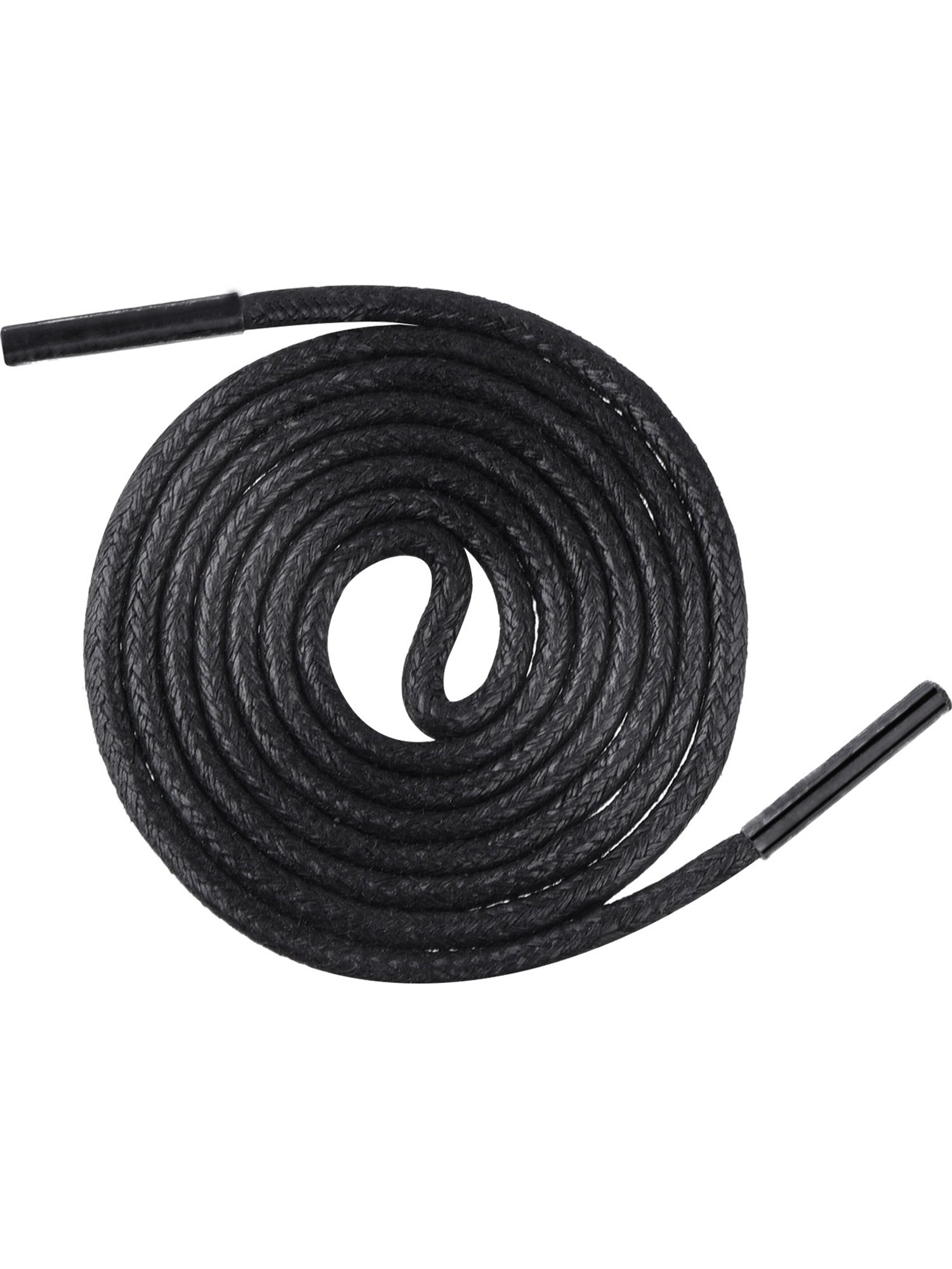 3 Pairs Shoelaces Round Waxed Shoe Laces 80 cm Dress Shoelaces for Men and Women's Casual and Dress Shoes (Black)