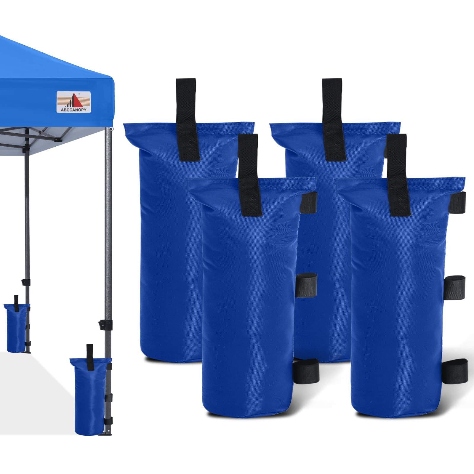 ABCCANOPY 84 Lbs Gazebo Weight Bags Industrial Grade Sand bags (4 Pack, Blue)