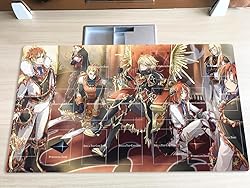 New Mlikemat Playmat Flame Noble Knight TCG CCG OCG