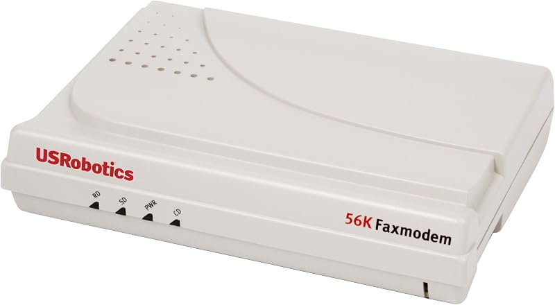 USRobotics 56k V92 External Serial Data Fax Modem V.92 Fast Easy Use