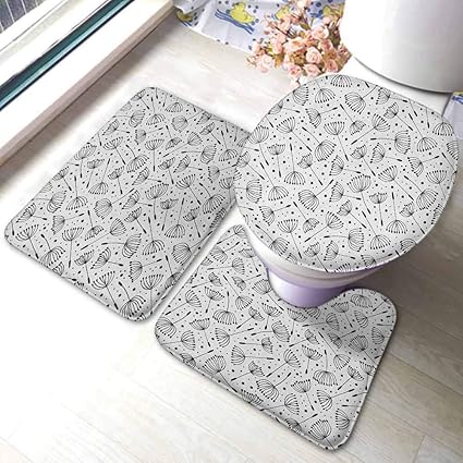 BOBO-Shop Alfombrilla de baño Estera de baño Lindo Diente de león