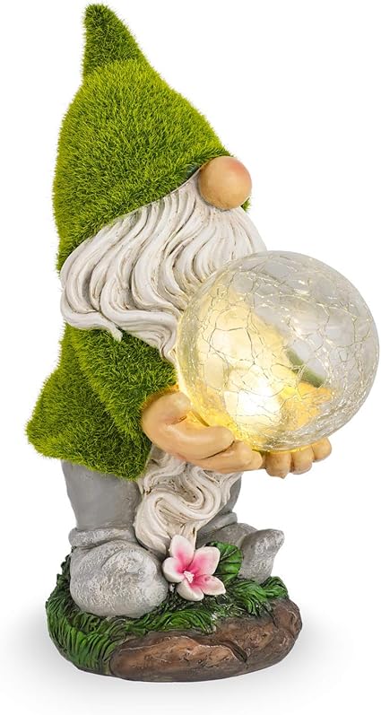 Amazon.com : Solar Light Garden Gnome Cute - Waterproof Outdoor