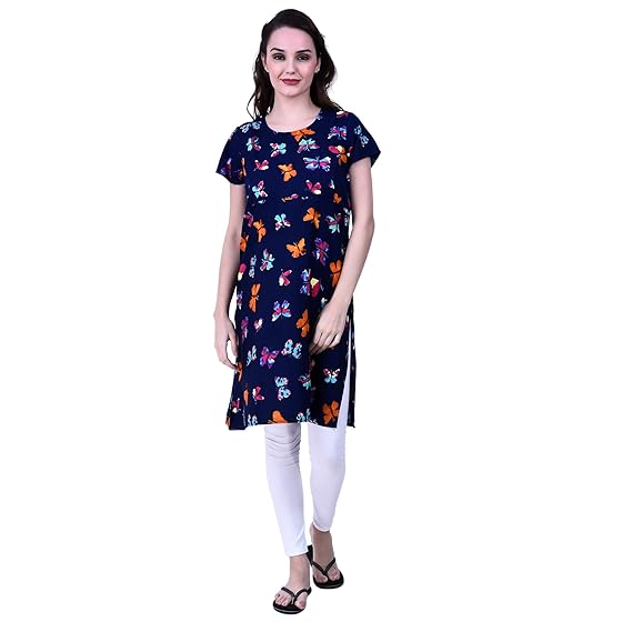 Women Feeding/Maternity Wear Kurti (Feed-41-Multicolor)