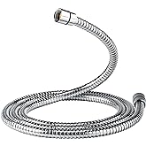 Eisinly Shower Hose, 79 Inches Extra Long Stainless Steel Handheld Shower Head Hose with Brass Insert and Nut, Flexible, Chro
