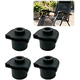 Jyzxvyzn Zero Gravity Recliner Front Bracket Replacement Support, 4-Pack | Front frame connector for select folding lounge chairs used on patios, decks, campsites, and poolside seating