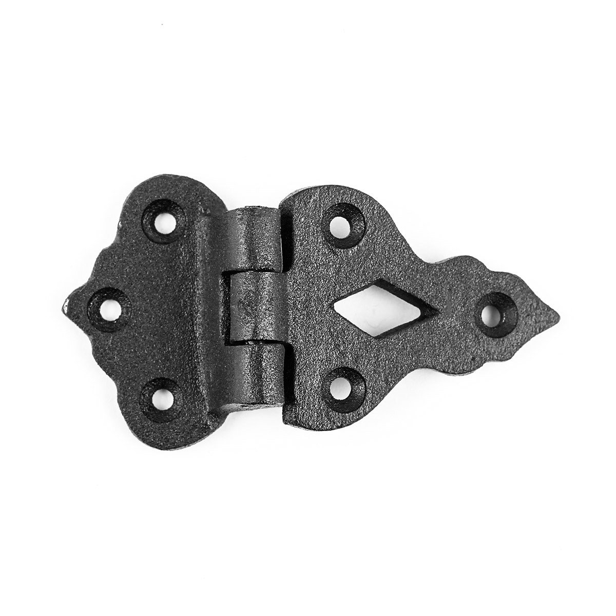 Photo 1 of Renovators Supply Hoosier Cabinet Hinges - Wrought Iron Offset Kitchen Cabinet Hinges - Heavy Duty Cupboard Hinges for Home Improvement - Antique Cabinet Door Hinges with Hardware - Pack of 1